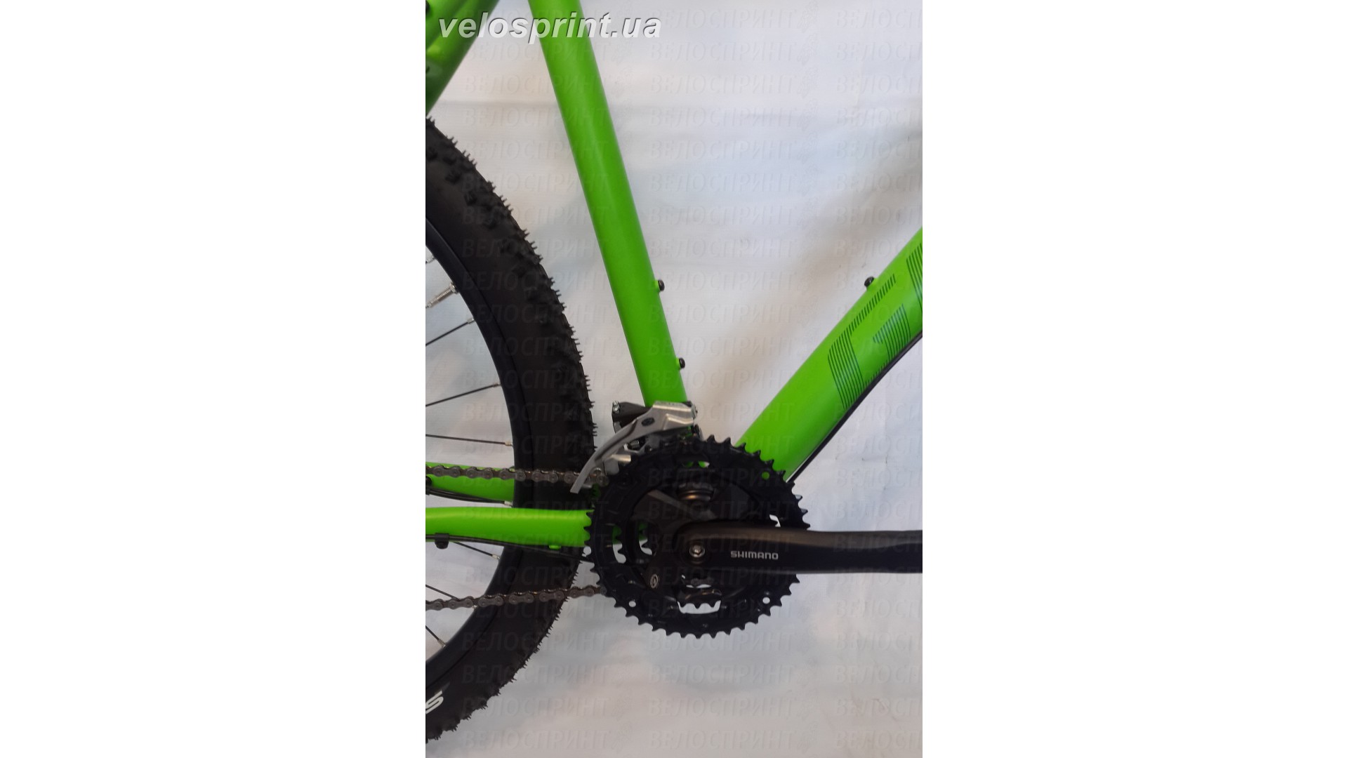 Велосипед GHOST Kato 3 green/darkgreen/black шатун год 2016