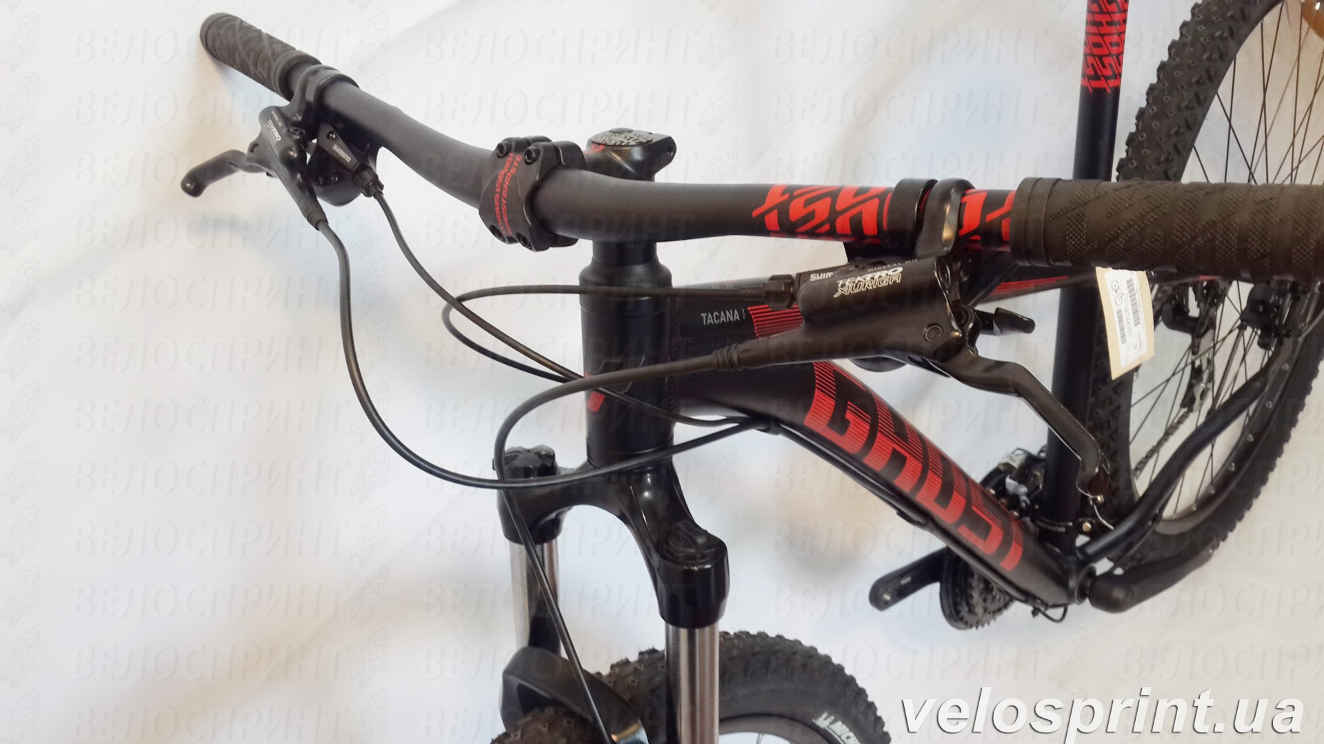 Велосипед GHOST Tacana 1 black/red/grey руль год 2016
