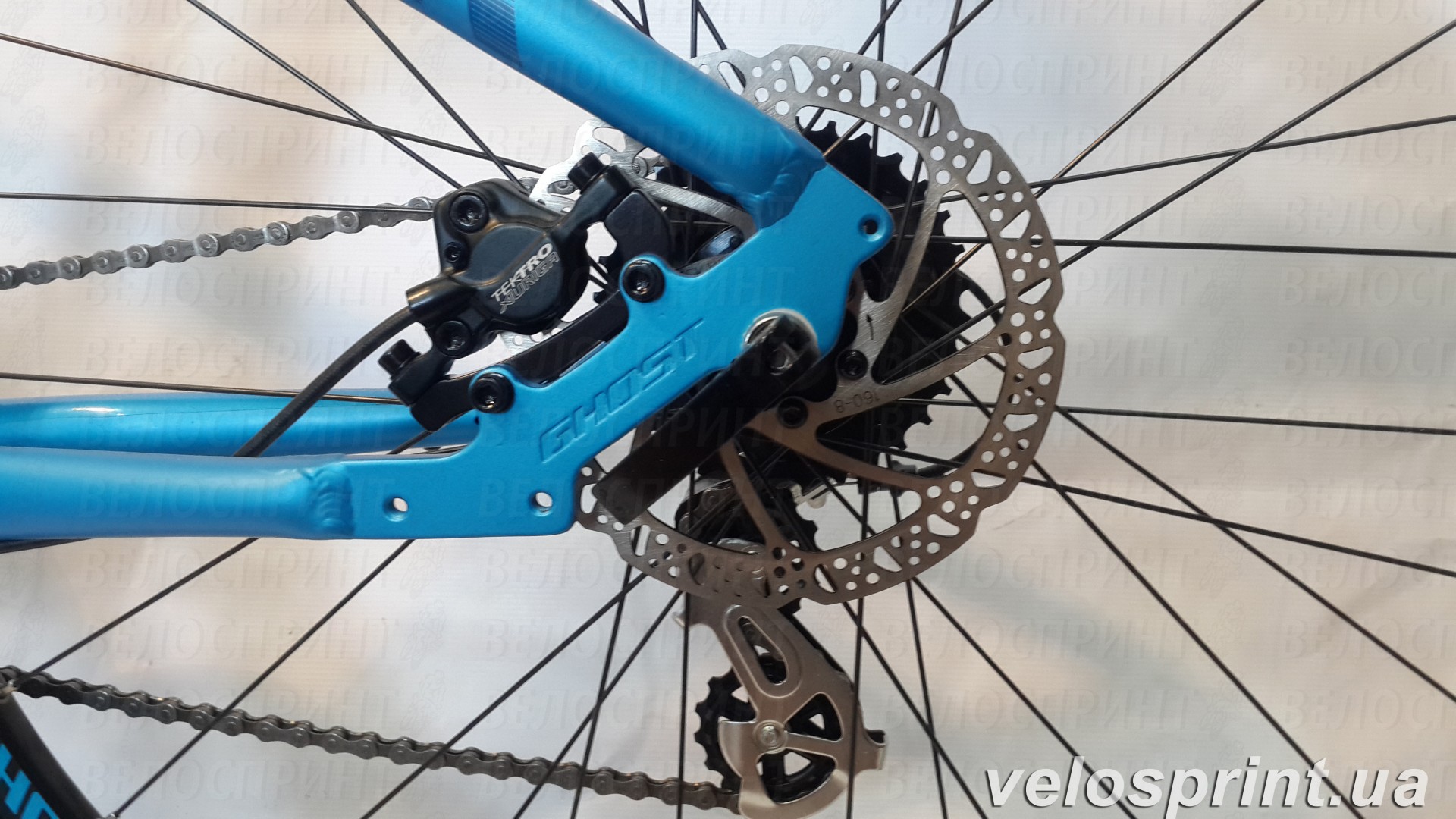 Велосипед GHOST Tacana 1 blue/darkblue/black задний тормоз год 2016
