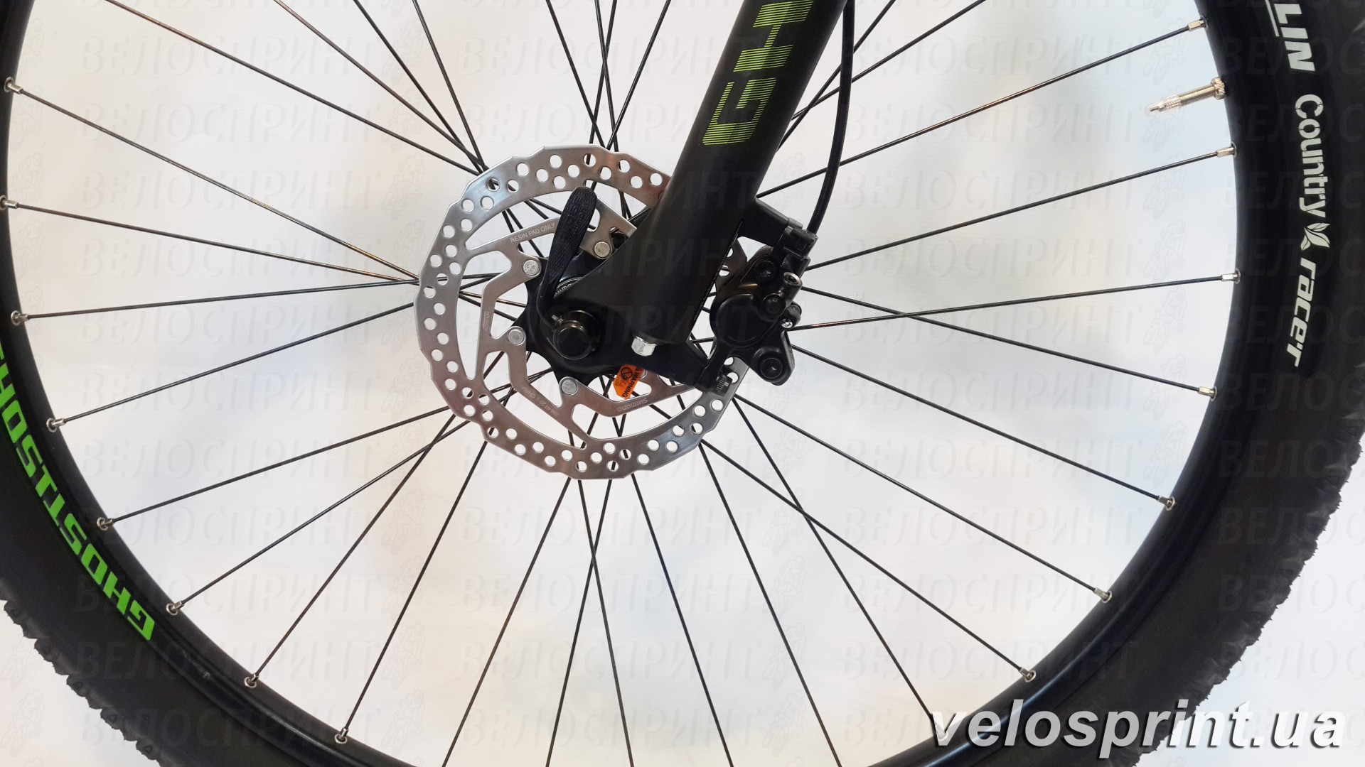 Велосипед GHOST Tacana 3 green/darkgreen/black передний тормоз год 2016
