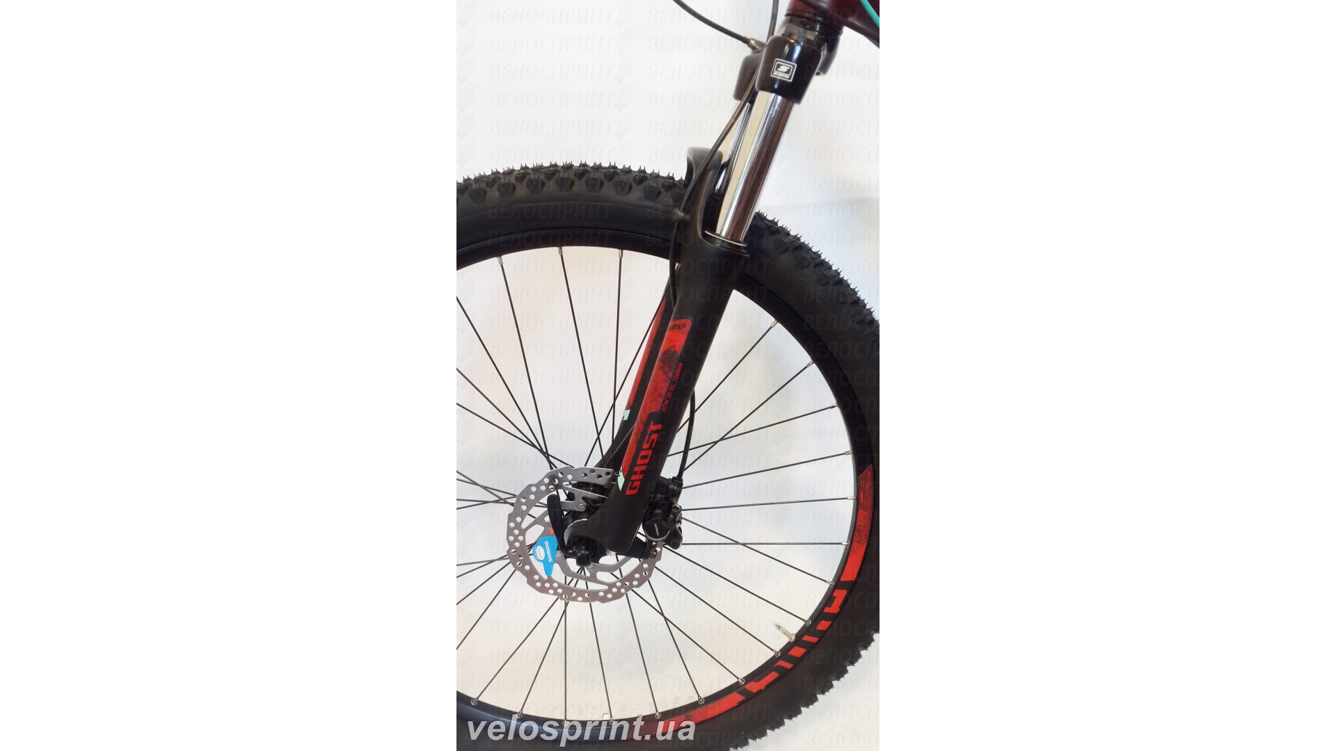 Велосипед GHOST Kato 3 AL 29 marsalared/cranberryred/jadeblue передний тормоз год 2017