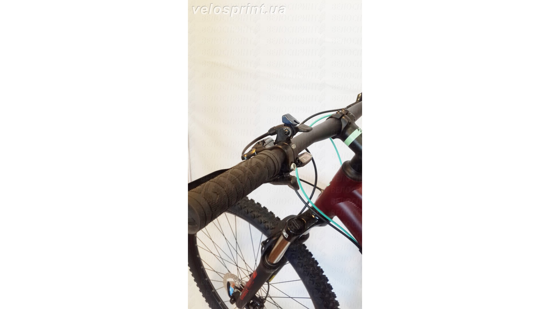 Велосипед GHOST Kato 3 AL 29 marsalared/cranberryred/jadeblue блокировка вилки год 2017