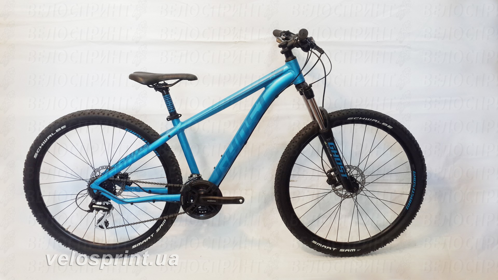 Велосипед GHOST Kato 2 blue/darkblue/black общий вид год 2016