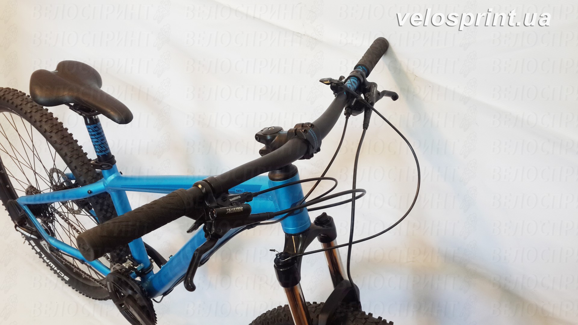 Велосипед GHOST Kato 2 blue/darkblue/black руль год 2016