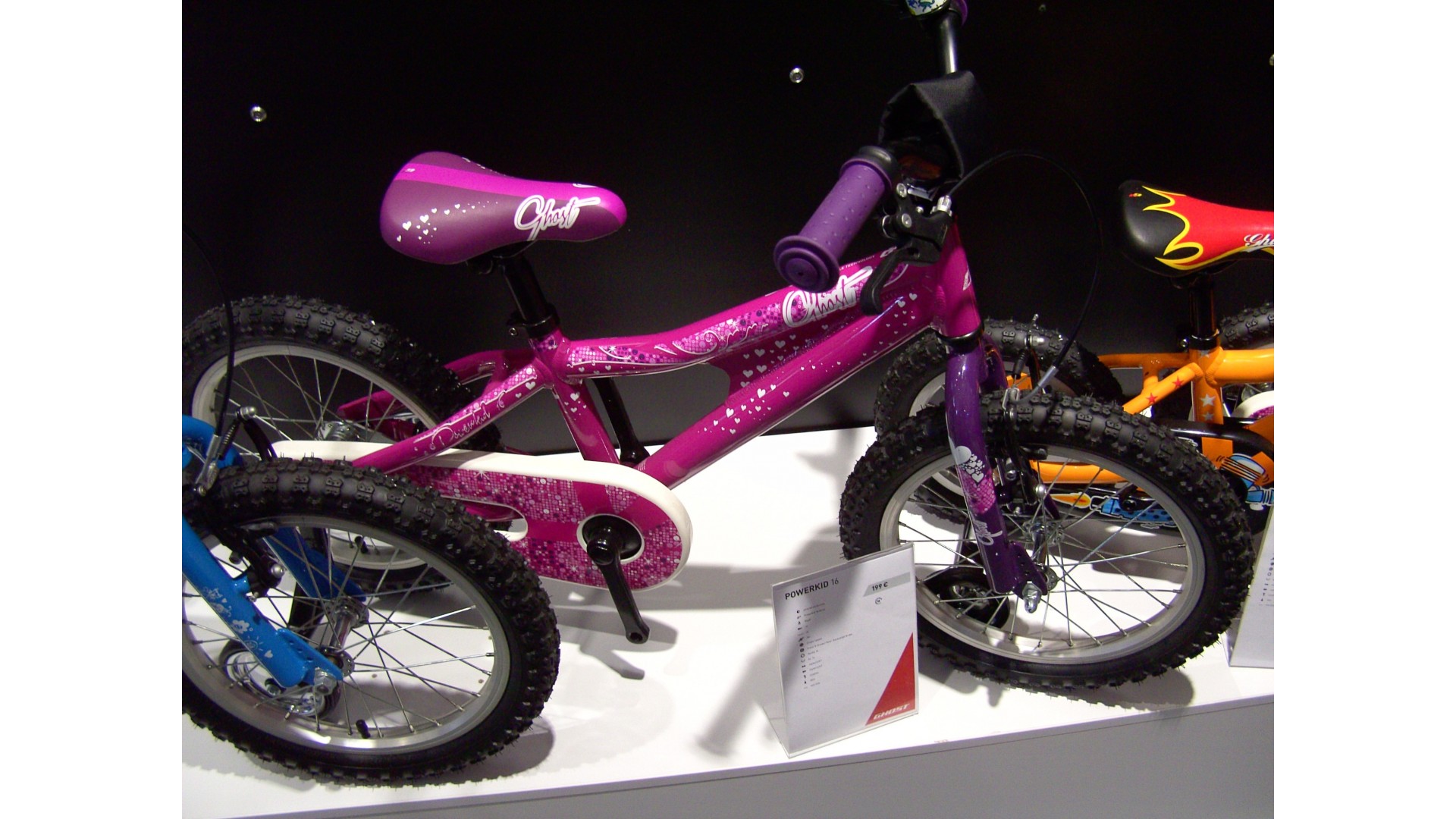 Велосипед GHOST Powerkiddy 12 pink/white/purple год 2016