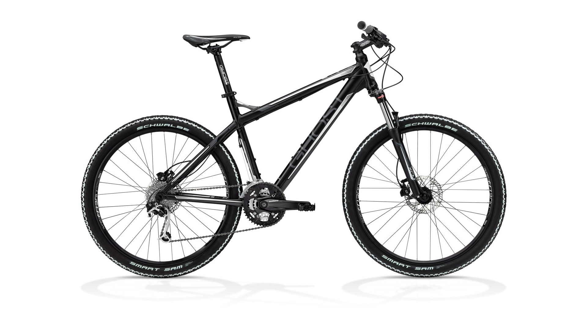 Велосипед GHOST SE 3000 black/grey/white год 2013
