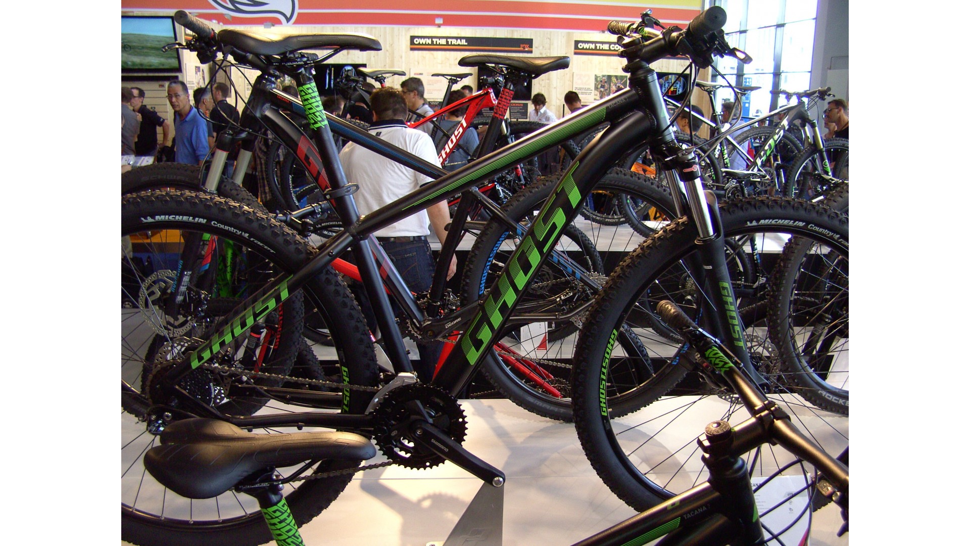 Велосипед GHOST Tacana 3 black/green/grey год 2016
