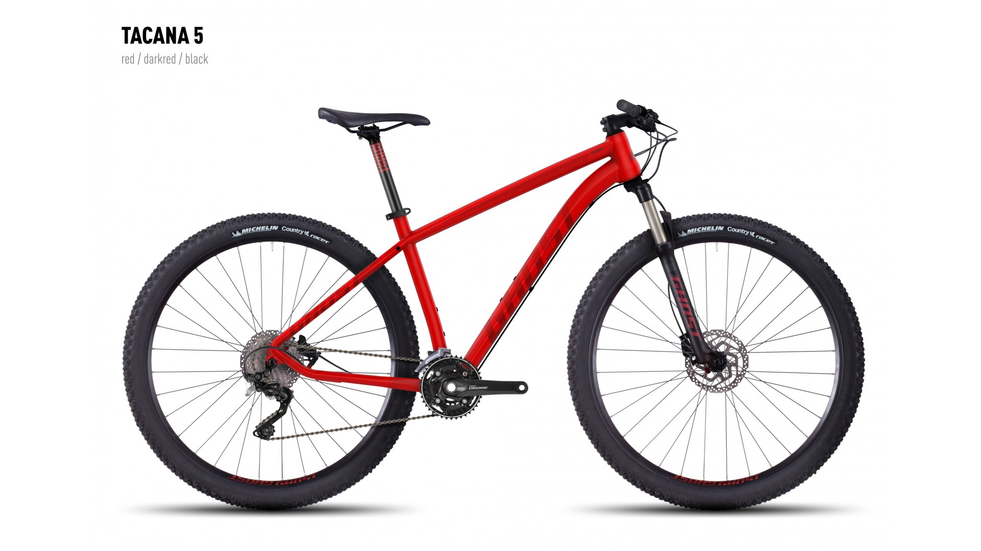 Велосипед GHOST 5 red/darkred/black год 2016